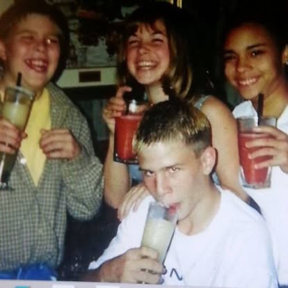 Milkshakes and laughter with the old friends.